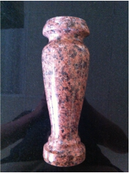 Turned Granite Vase
